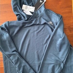 Adidas Teal Own The Run Hoodie